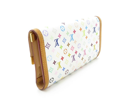 Louis Vuitton Handbags - Louis Vuitton White Blanc Internationale Multicolor Portefeuille White